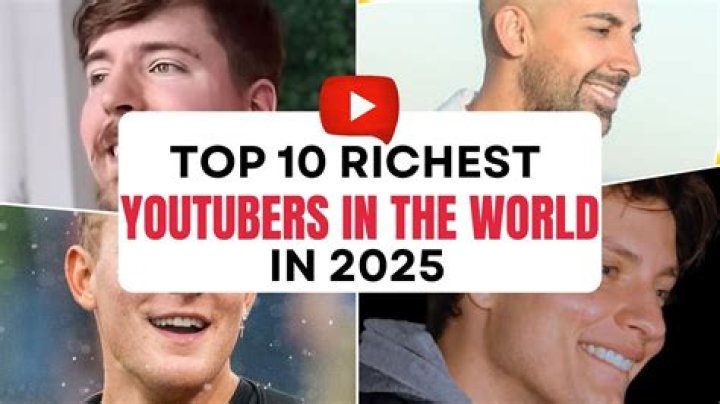 Top 10 richest YouTubers in the world 2019