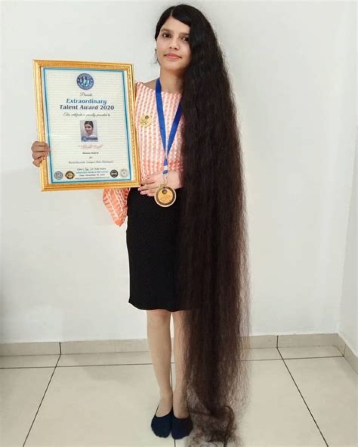 Nilanshi Patel: 17-year-old holds world record with her over 6ft long hair