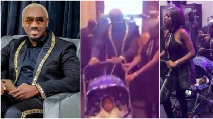 Massive Reactions as Pretty Mike Storms Toyin Lawani’s Traditional Wedding With 6 Women and Babies