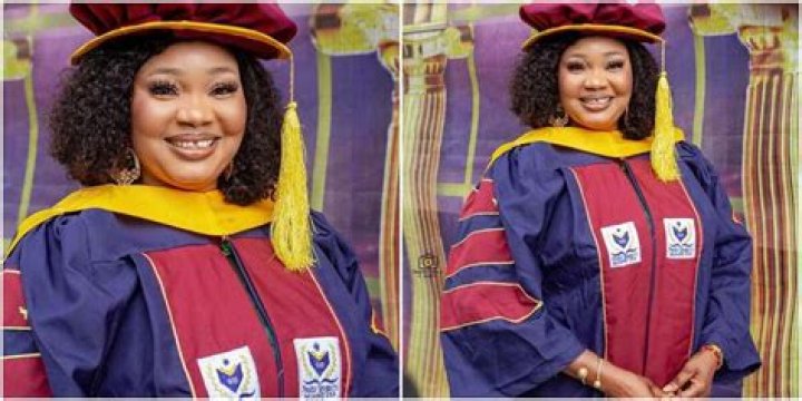 You May Now Call Me Dr. Jaiye Kuti: Actress Proudly Tells Fans As She Bags Doctorate Degree, Shares Photos