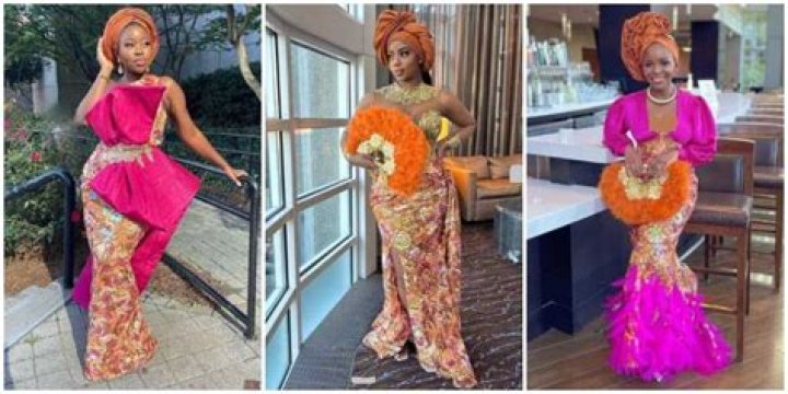 Asoebi Fashion: 10 Ladies Prove Orange and Pink Combo is Powerful and Classy