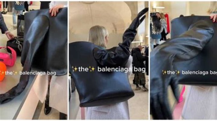 Luxury Fashion: Video of Balenciaga's 'One-Sleeved' Shoulder Bag Sparks Mixed Reactions