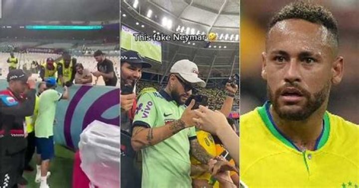 Drama as Neymar's Look-Alike Storms Stadium, Confuses Security, Fans in Viral Video