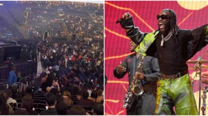 “Person Way Do This Video Nah FC”: Netizens Taunt Burna Boy’s Show in California for Having Empty Seats