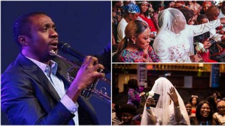 Nathaniel Bassey’s Hallelujah Challenge: Single Ladies Attend Event in Wedding Gowns, Video Emerges