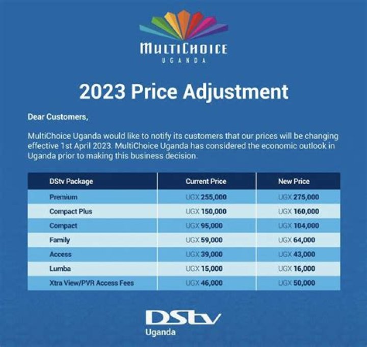 “It's Now N29,500”: MultiChoice Announces New DSTV, GOTV Monthly Subscription Prices