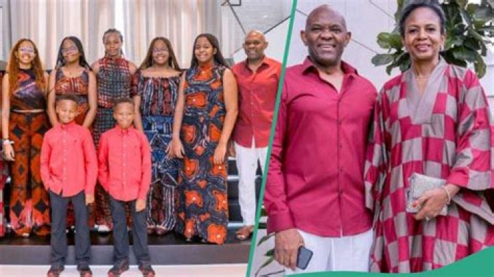 “Billionaire Daughter No Do Frontal O”: Netizens Gush Over Tony Elumelu’s Kids in Christmas Photos