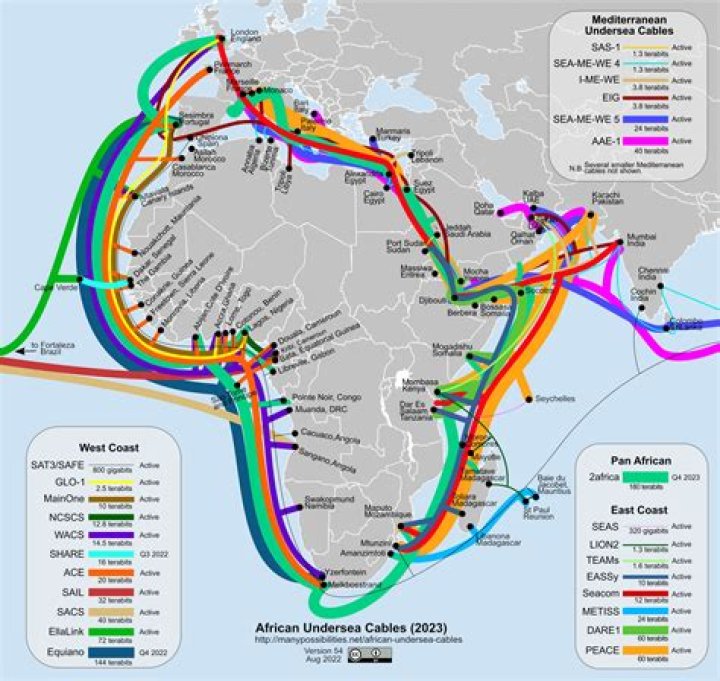 Nigeria, Other African Nations Suffer Internet Outage Due to Undersea Cable Damage