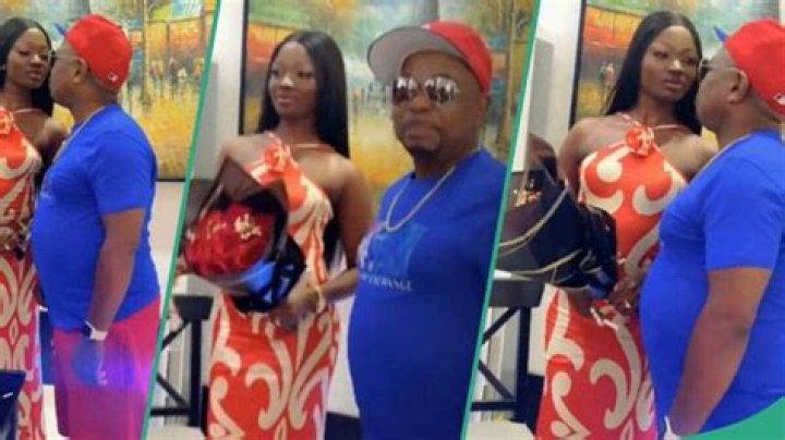 "I am Lost in His Love": Lady Introduces Older Man as Her Better Half, Video Stirs Reactions Online