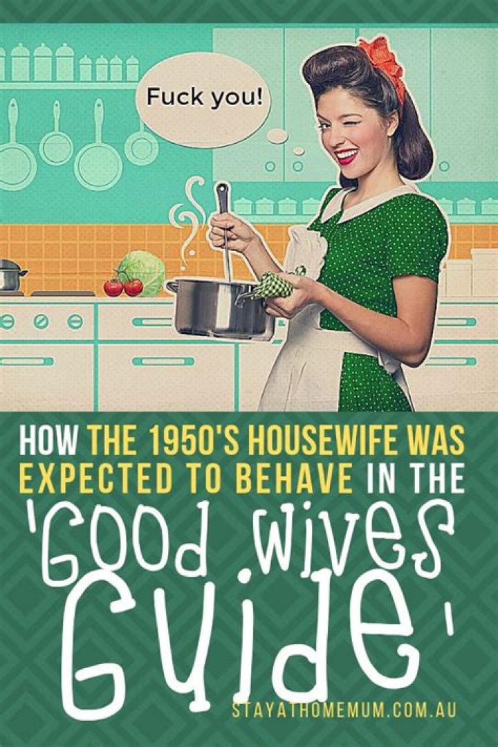 10 rules to follow if you want to be a good housewife