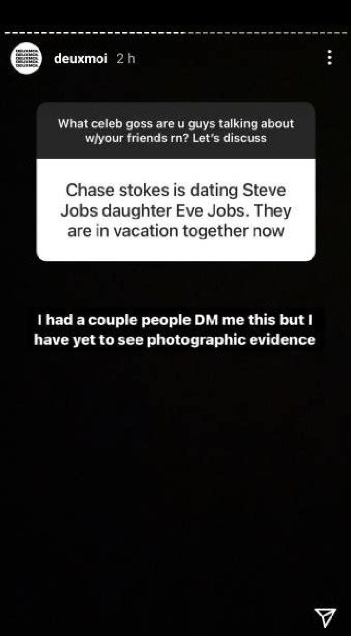 Chase Stokes Reportedly Dating Steve Jobs’ Daughter Eve Jobs