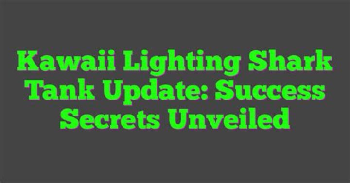 Kawaii Lighting Shark Tank – Founder, Net Worth and Investment