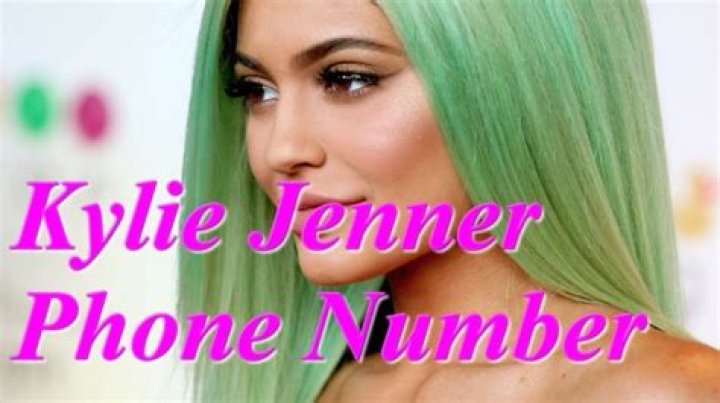 Kylie Jenner Phone Number WhatsApp Number Contact Mobile