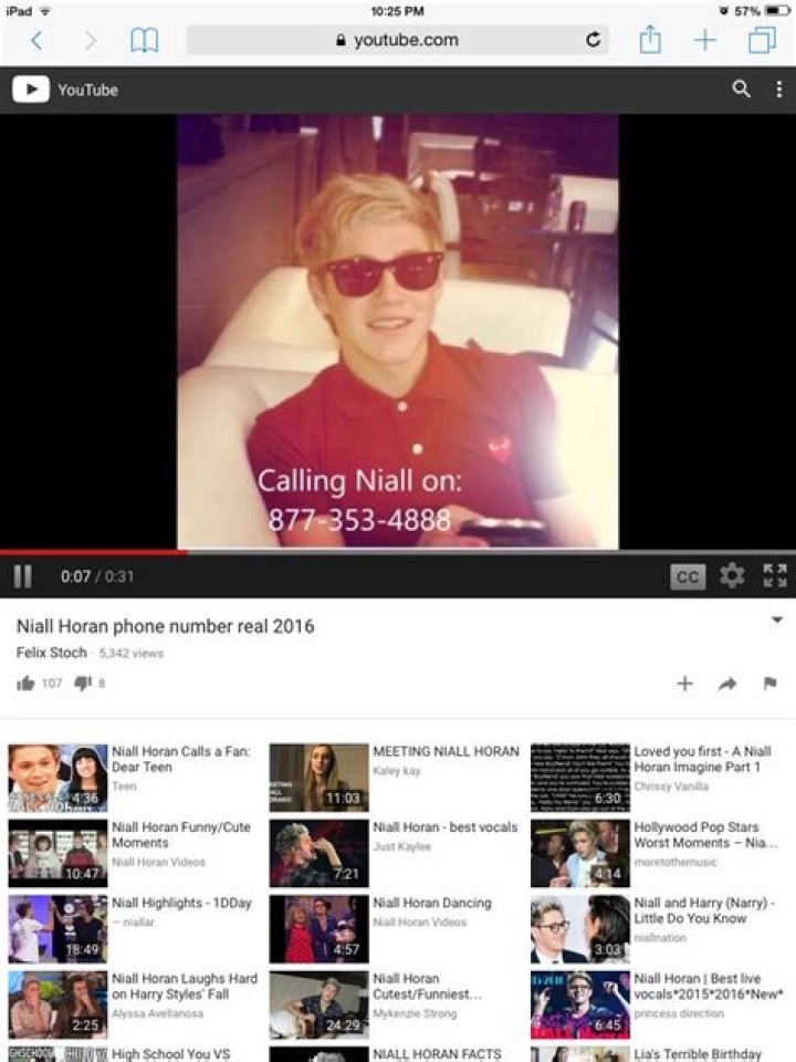 Niall Horan Phone Number Texting Number Contact Number Mobile