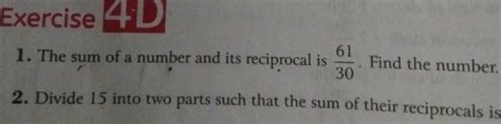 Sum of a number and it's reciprocal is 6. What is the number?