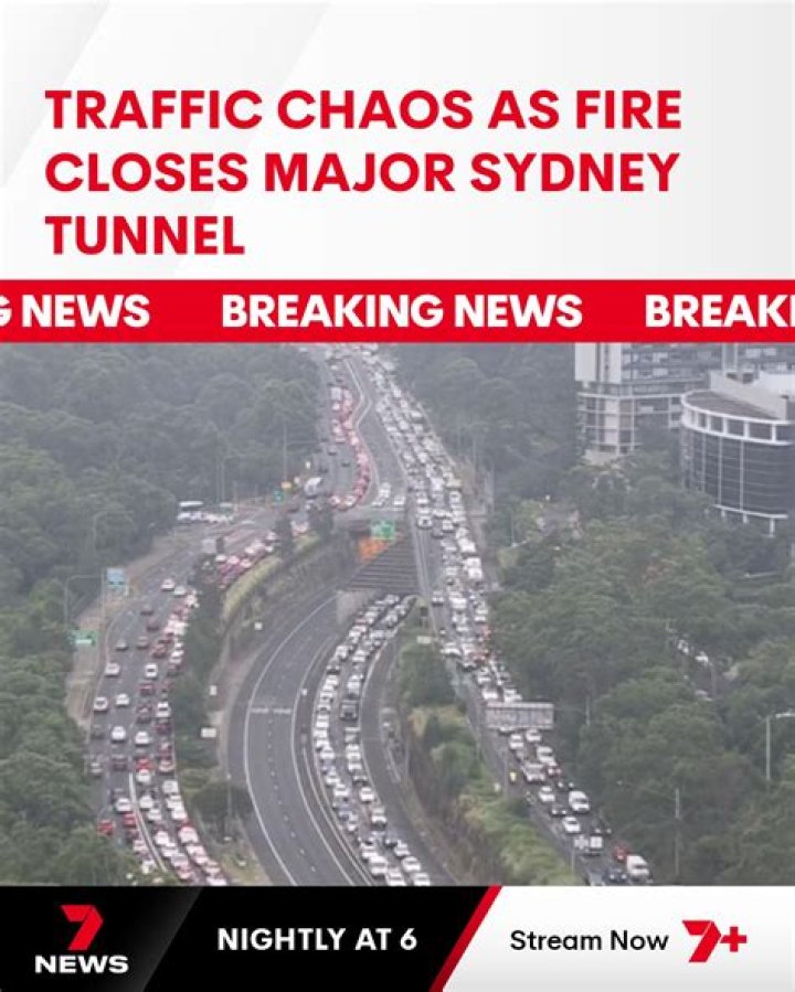 Sydney Lane Cove Tunnel Accident Today Heavy Delays Cause Of Multi Vehicle Crash