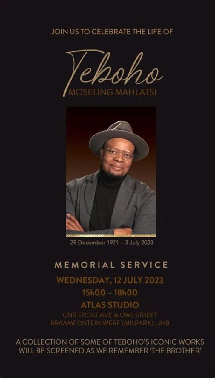 Tebogo Mahlatsi Death And Obituary: How Did He Die?