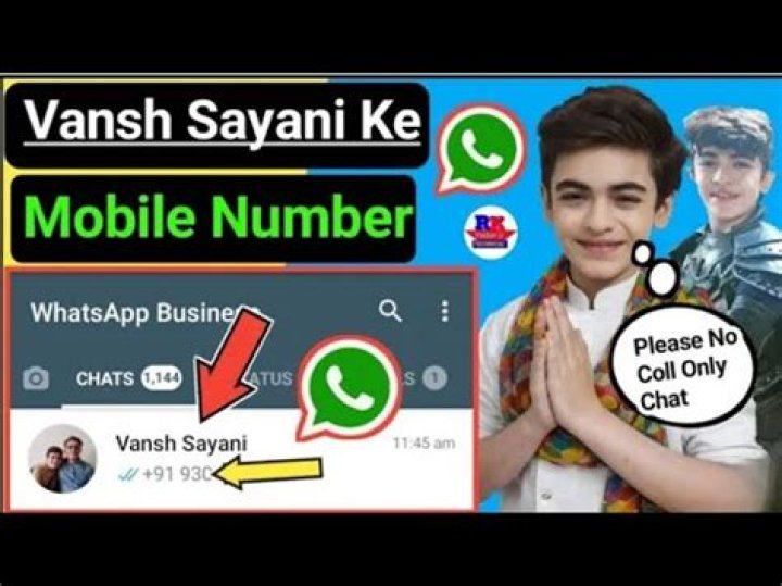 Vansh Sayani Phone Number, WhatsApp Number Contact Number Mobile
